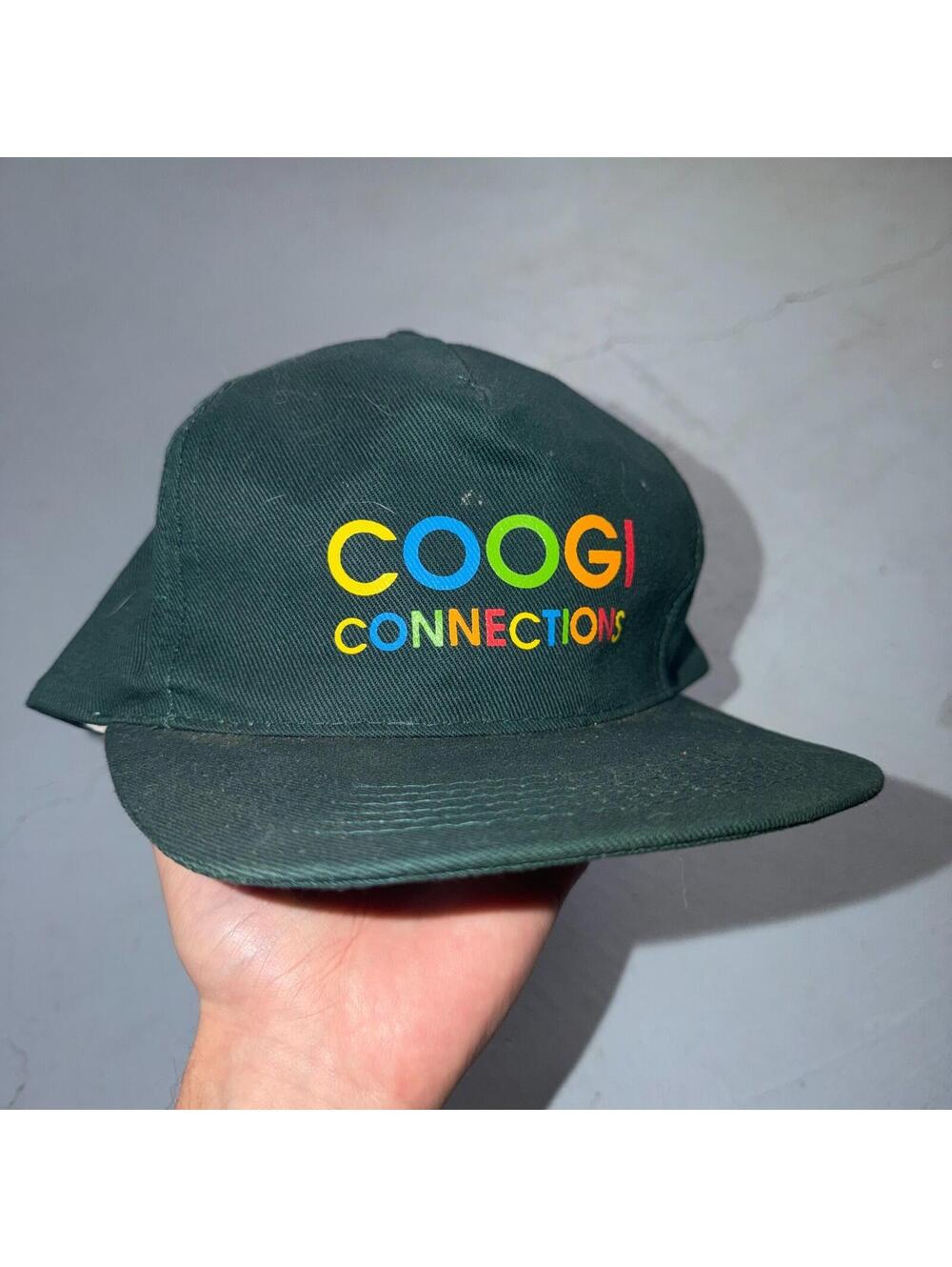 Coogi Connections VTG Hat Baseball Cap Snapback 90s Spotlight Japan Rare Green